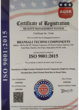 Bhansali - Certificate of registration